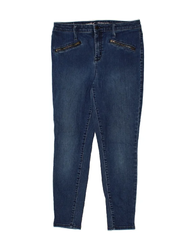 MOSSIMO Womens Mid Rise Jegging Jeans US 12 Large W31 L26  Blue Cotton