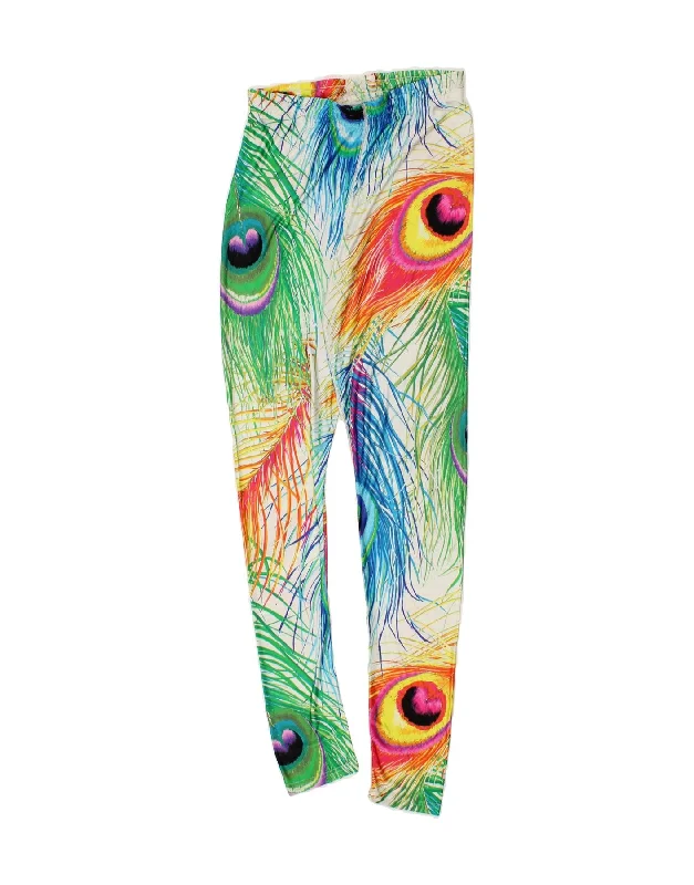 ODLO Womens Graphic Leggings EU 38/40 Small Multicoloured Polyamide