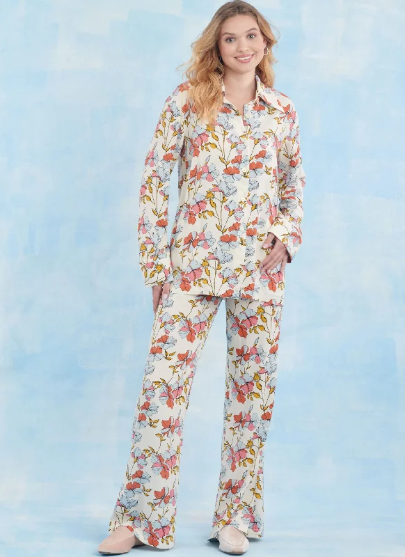 Simplicity Sleepwear S9856 Camisole pajama sets