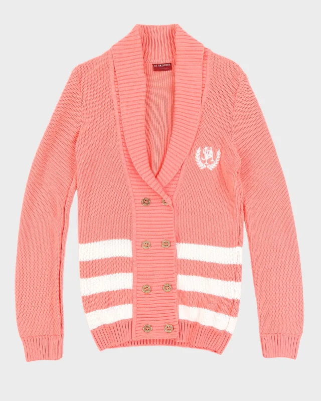 US Polo Assn Pink Knitted Cardigan - S Cotton pajama sets