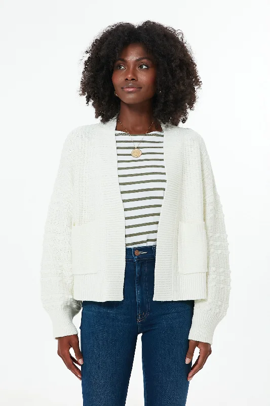 Cream Bobble Cardigan Acrylic sweaters