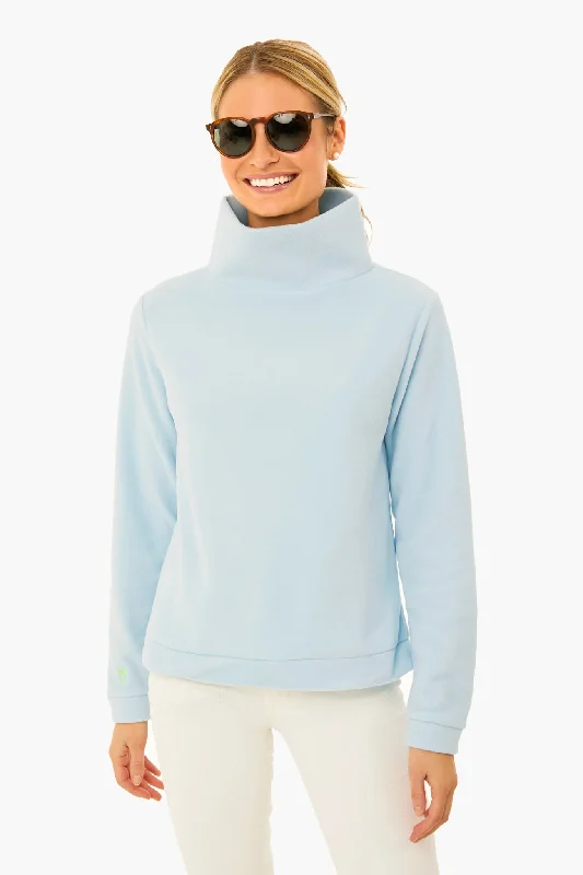 Ice Blue Park Slope Cozy knit sweaters for winter