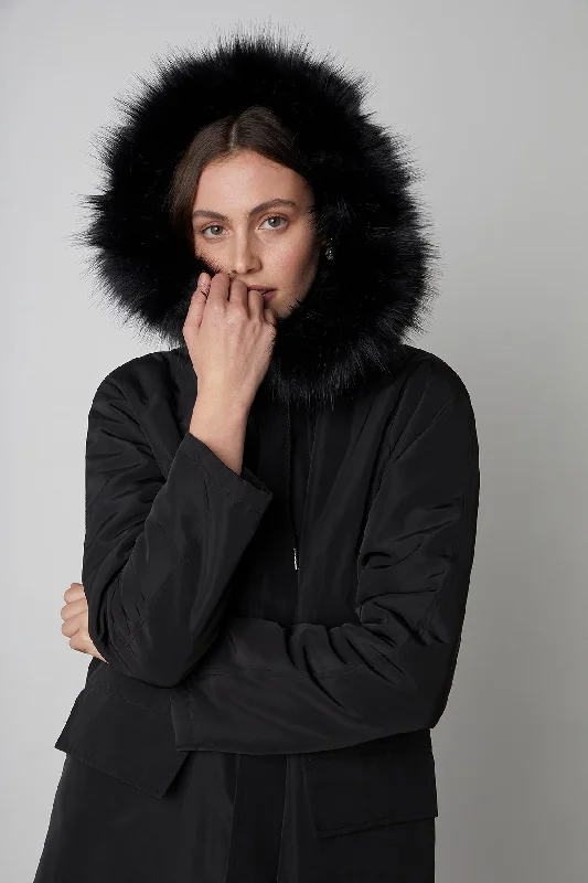 TIFFANY LUX FUR LINED PARKA Best sweaters for casual wear