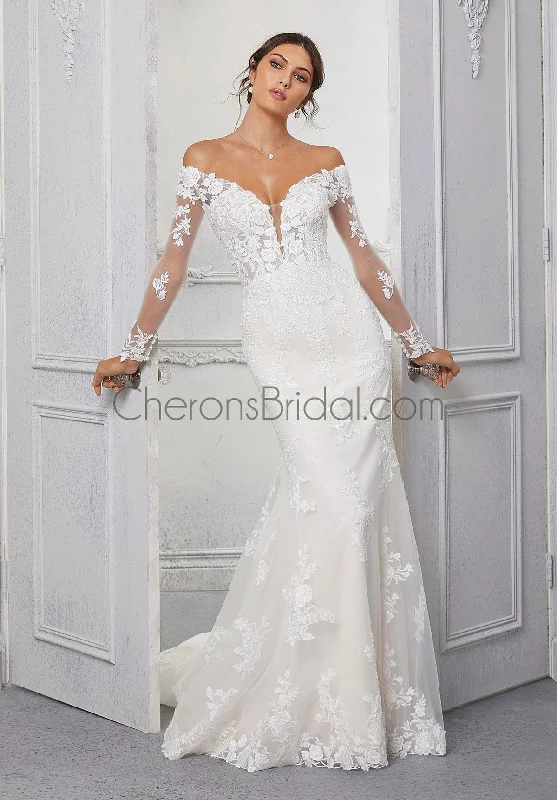 Blu - 5924 - Cindy - Cheron's Bridal, Wedding Gown Beautiful Bridal Gown