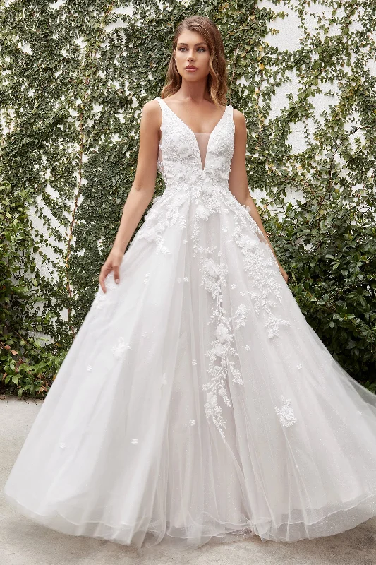 Enchanting Cinderella Divine Gown for Unforgettable Occasions: A1028W Empire Waist Gown