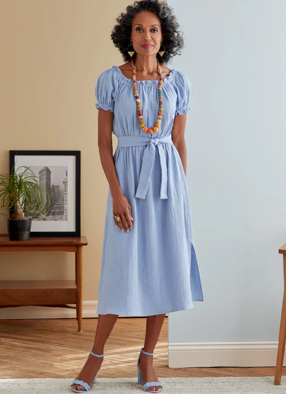 Butterick Dress B6757 Stretchy midi dresses