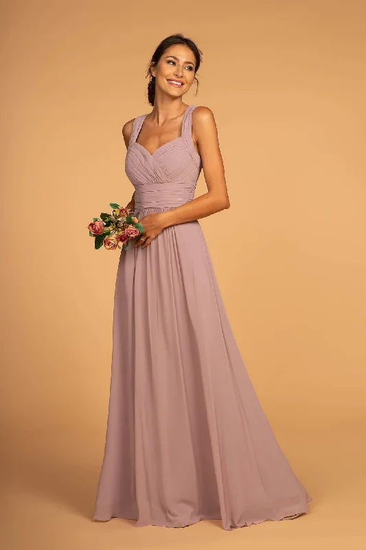 Chiffon Ruched Bridesmaid Long Formal Dress Versatile maxi dresses for all occasions