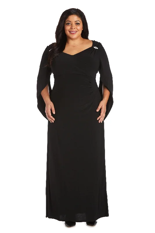 R&M Richards 5899W Plus Size Long Dress Sale Flattering maxi dresses for all body types