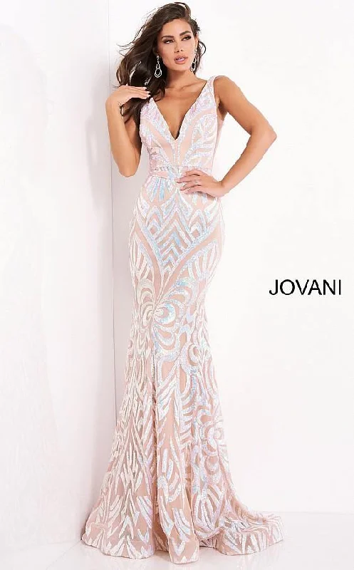 Jovani 02753 Prom Sleeveless Mermaid Long Dress Casual maxi dresses