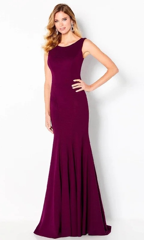 Cameron Blake - Scoop Neck Trumpet Evening Gown 220635 ASOS party dresses