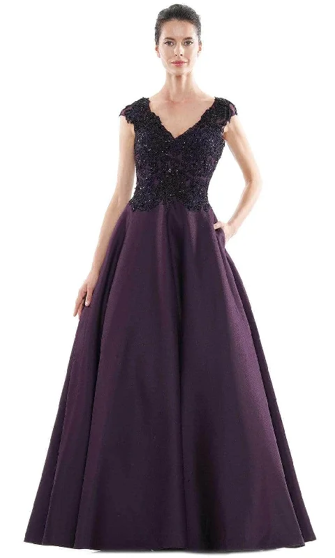 Marsoni by Colors - Lace Applique Ballgown MV1088 Women's trendy party dresses sale