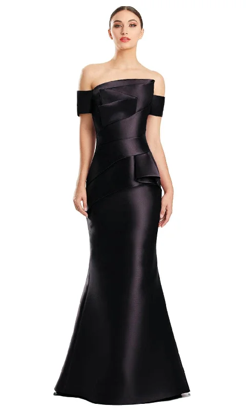 Alexander by Daymor 1878F23 - Fitted Mermaid Evening Gown Minimalist unclassified dresses