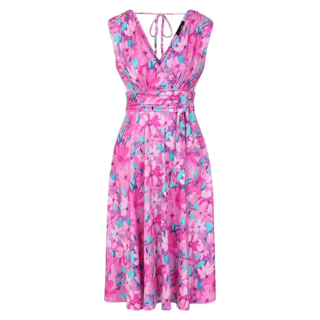 Arabella Dress - Blushing Blooms Halter unclassified dresses