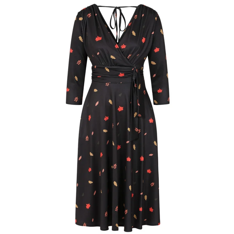 Arabella Dress - Little Leaves Bold pattern unclassified dresses