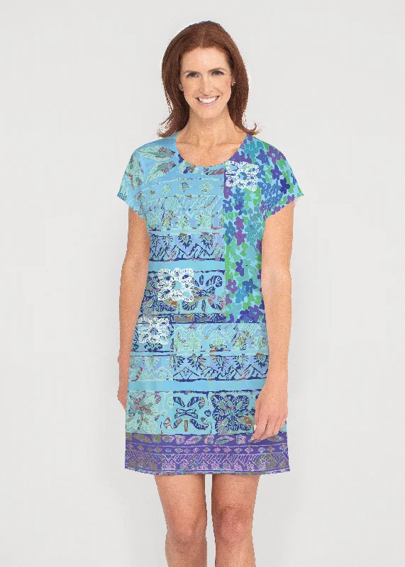 Aspen Aqua (19186) ~ Lucy Tee Dress Summer unclassified dresses