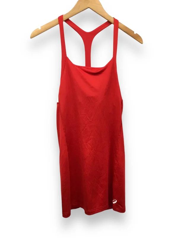 Athletic Dress By Asics In Red, Size: L Graduation unclassified dresses