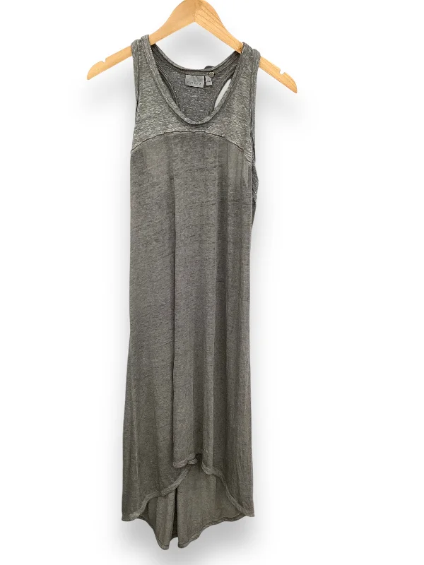 Athletic Dress By Athleta In Grey, Size: L Silk unclassified dresses