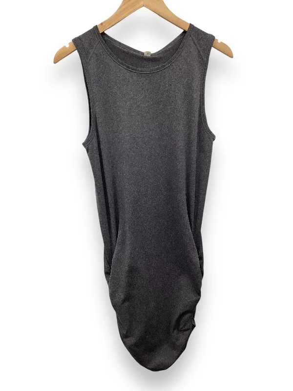 Athletic Dress By Lululemon In Grey, Size: S Winter unclassified dresses