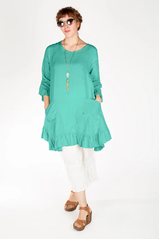 CoCo Top in Linen, USA Date night unclassified dresses