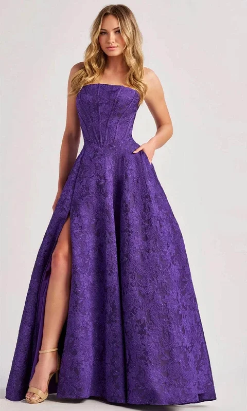 Colette By Daphne CL8675 - Beaded Brocade Prom Gown Trendy new unclassified dresses