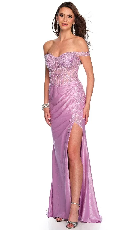 Dave & Johnny 11240 - Off Shoulder Embroidered Corset Prom Gown Wedding guest unclassified dresses