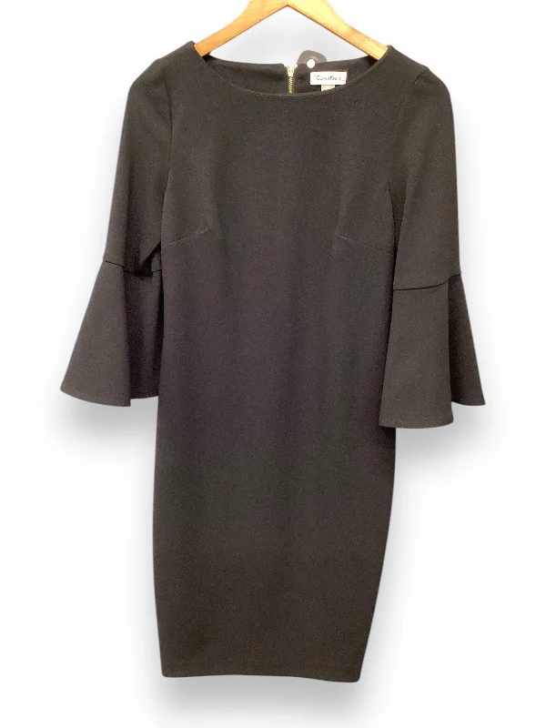 Dress Work By Calvin Klein In Black, Size: S High-low unclassified dresses