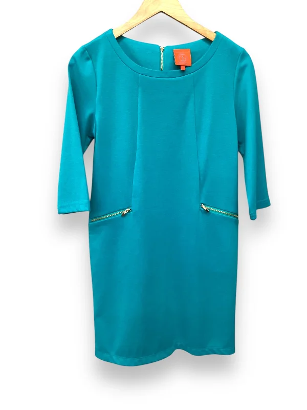 Dress Work By Tracy Negoshian In Teal, Size: S One-shoulder unclassified dresses