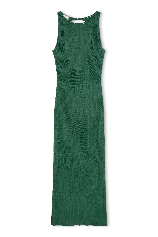 Emerald Crochet Dress Sleeveless unclassified dresses