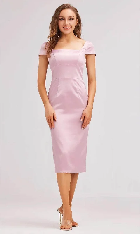 J'Adore Dresses J23063 - Cap Sleeve Straight-Across Neck Formal Dress Fall unclassified dresses