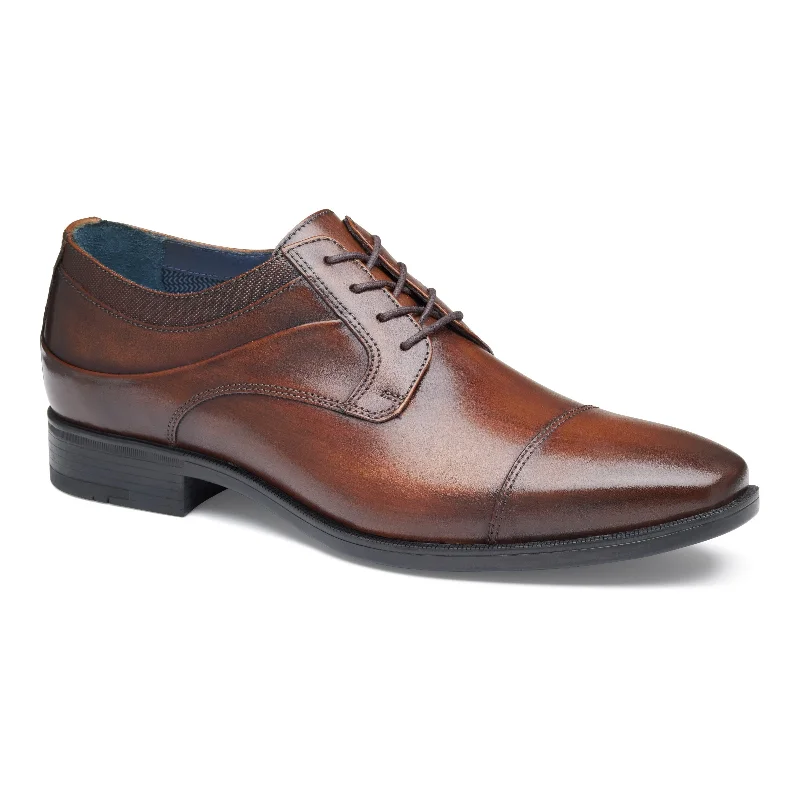 Johnston & Murphy - Gibbons Cap Toe Mahogany Preppy unclassified dresses