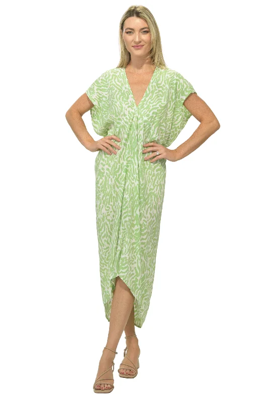 Santorini Kaftan / Green Zebra Soft fabric unclassified dresses