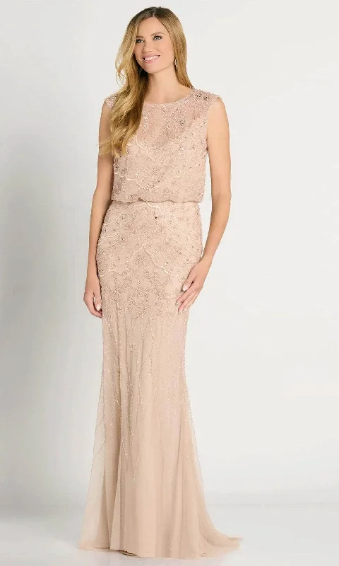 La Valleta LV6103 - Sleeveless Blouson Evening Dress Earthy tone unclassified dresses