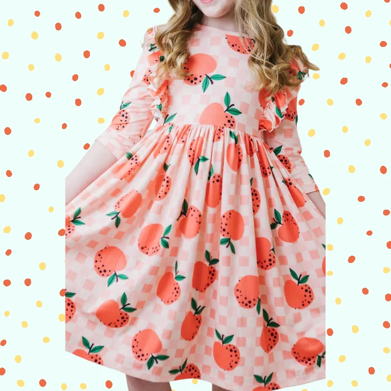 Mila & Rose Apple Orchard Twirl Dress Silk unclassified dresses