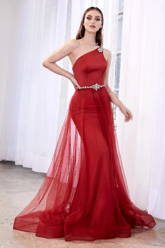 Cinderella Divine A0080 One Shoulder Prom Dress Graduation unclassified dresses