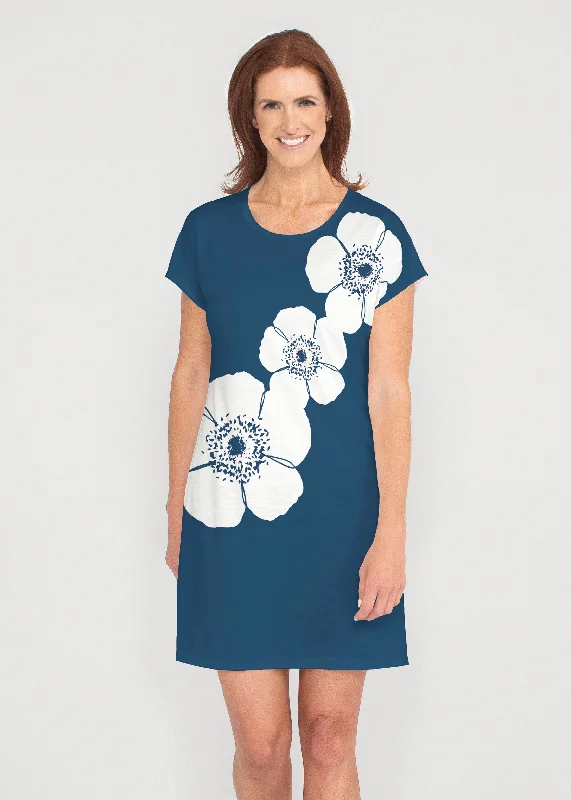 Poppy Navy (7013) ~ Lucy Tee Dress Spring unclassified dresses