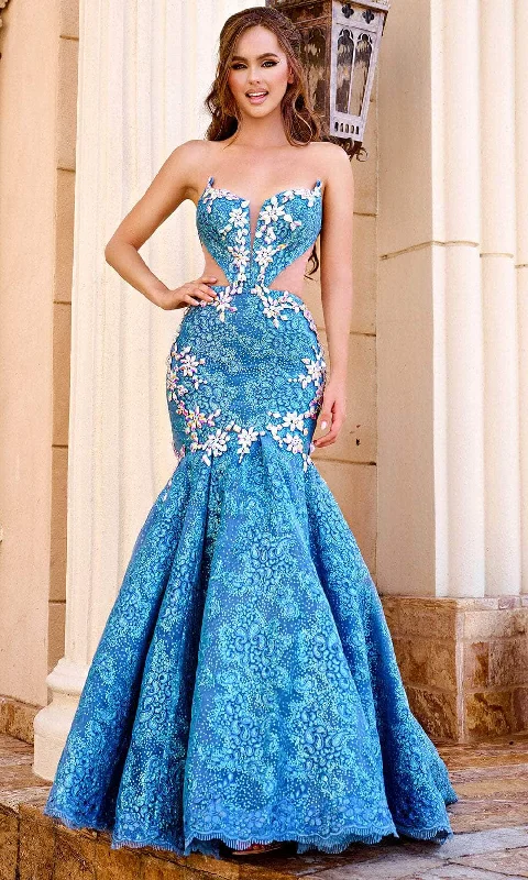 Portia and Scarlett PS24089 - Illusion Cutout Mermaid Prom Gown Graduation unclassified dresses