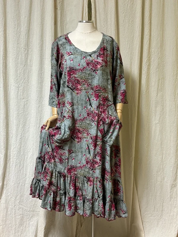 Prairie Dress in Rayon Embroidered unclassified dresses