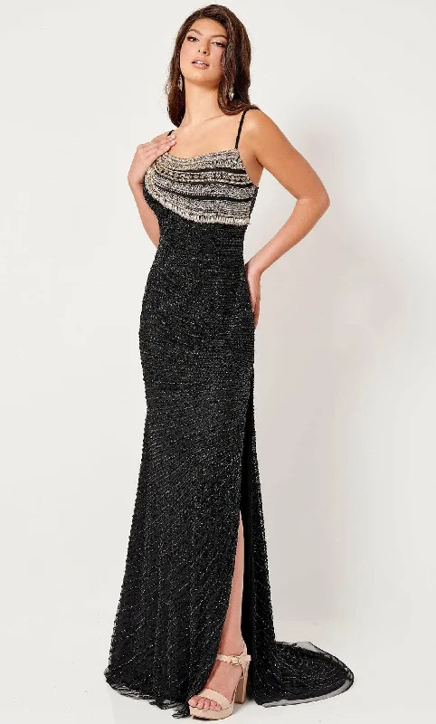 Rachel Allan 70358 - Scoop Beaded Evening Gown Graduation unclassified dresses