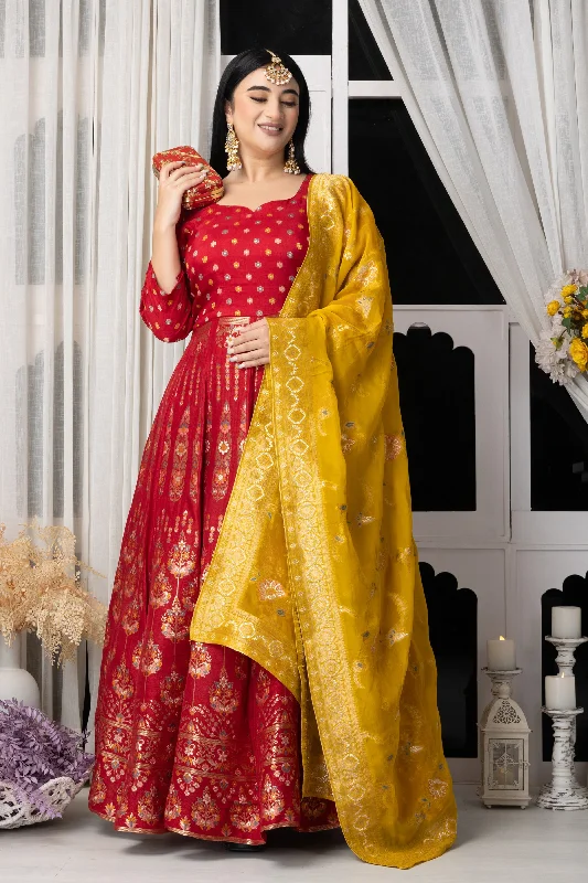 Rangeen Tarana Banarasi Silk Dress Festival unclassified dresses