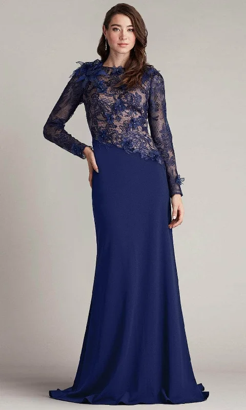 Tadashi Shoji CDV16206LXY - Embroidered Evening Gown High-end unclassified dresses