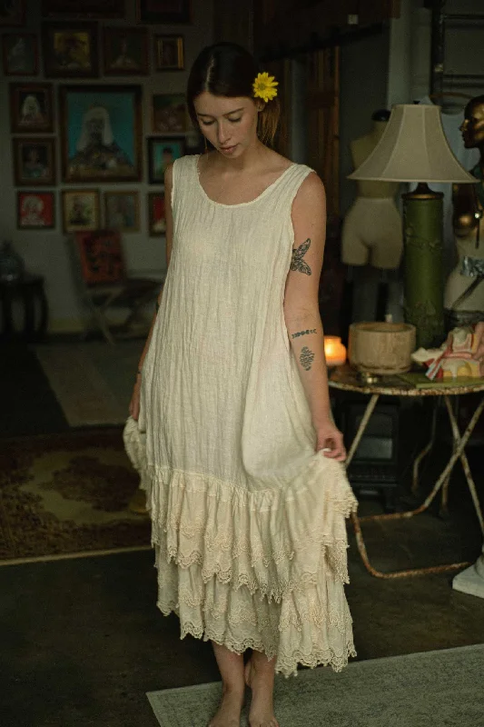 Victorian Full Slip, Linen Breathable unclassified dresses