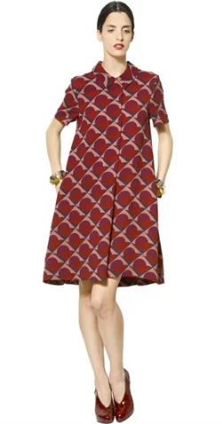 Etta Print Sleeved Dress Outdoor floral dresses