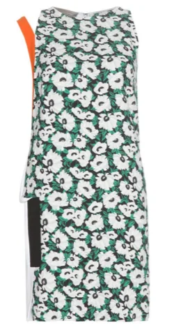 Odile Printed Crepe Dress Petite floral dresses