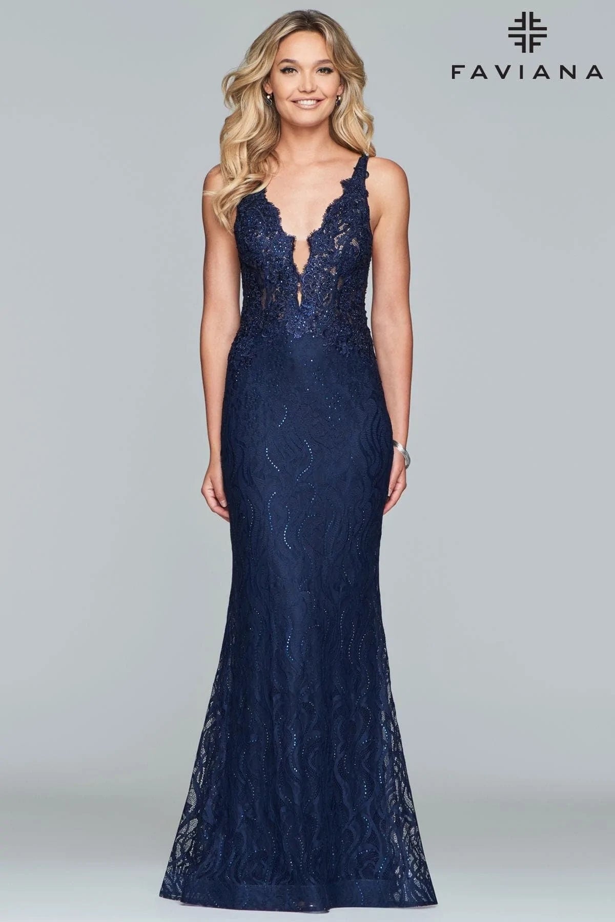 Other Faviana Lace Mermaid Syle S10293 Lace Cocktail Gown