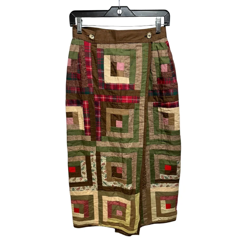 Quilted Skirt Maxi By Eddie Bauer In Multi-colored, Size: S Lace Detail Maxi