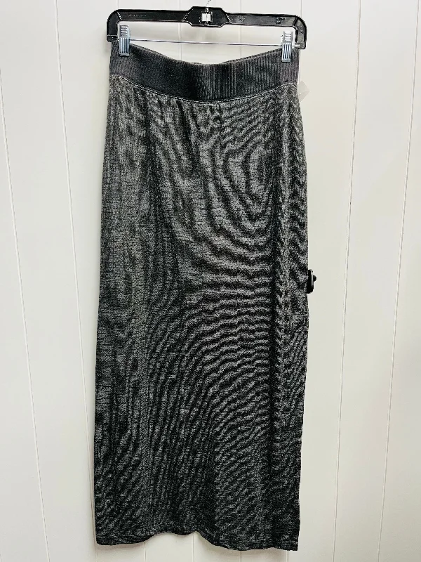 Skirt Maxi By Elie Tahari In Grey, Size: M Printed Long Skirt