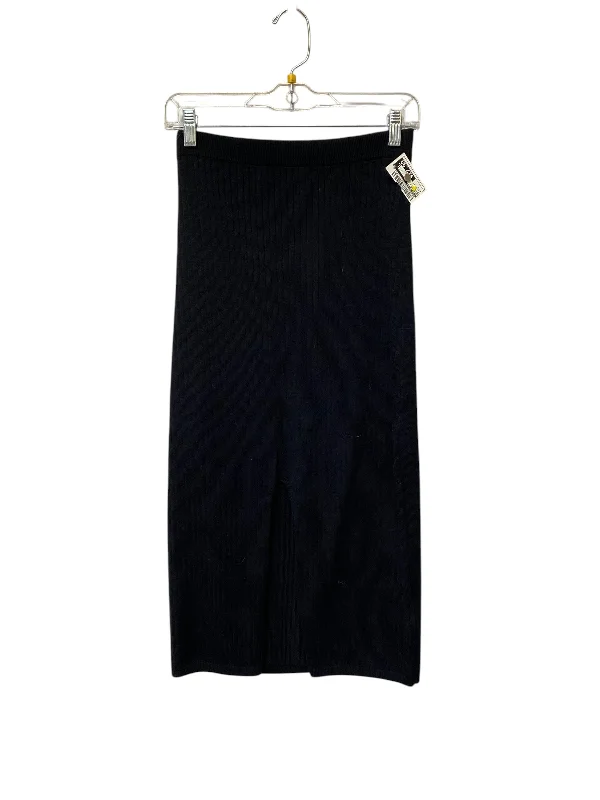 Skirt Maxi By Free People In Black, Size: S Button-down Maxi Skirt