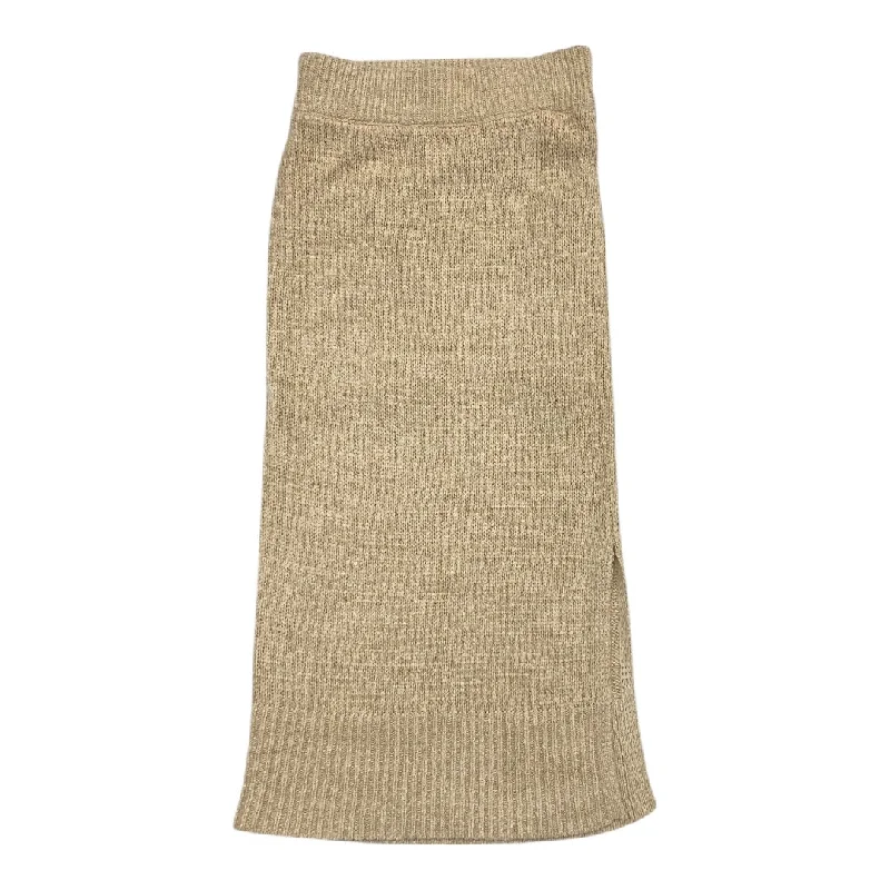 Skirt Maxi By H&m In Tan, Size: Xs Maxi Skirt Dress