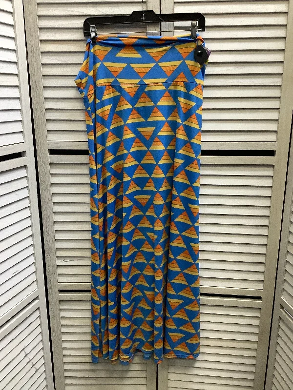 Skirt Maxi By Lularoe In Blue, Size: Xl Elegant Maxi Look