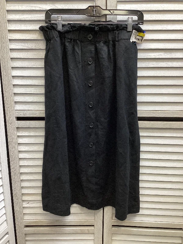 Skirt Maxi By Madewell In Black, Size: S Fitted Maxi Skirt